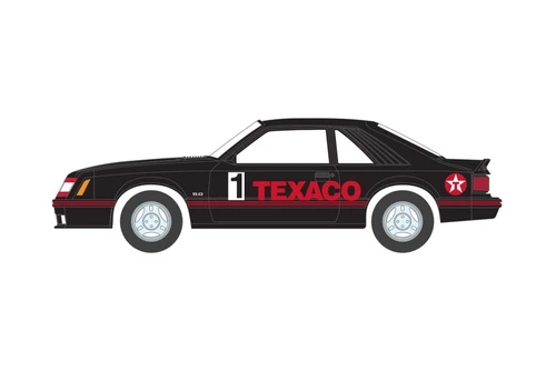 1982 Ford Mustang GT #1, Black - Greenlight 41150C/48 - 1/64 Scale Diecast Model Toy Car