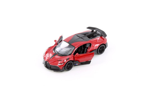 Bugatti Divo, Red - Kinsmart 5442D - 1/36 Scale Diecast Model Toy Car