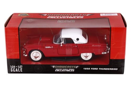 1956 Ford Thunderbird Convertible, Red - Showcasts 77215R - 1/24