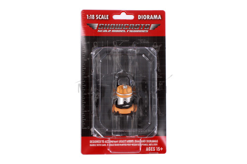 Detail Masters Figure 6 - Wet/Dry Vac, Chrome/ Orange - Showcasts AD-18606 - 1/18 Scale Diorama Figurine