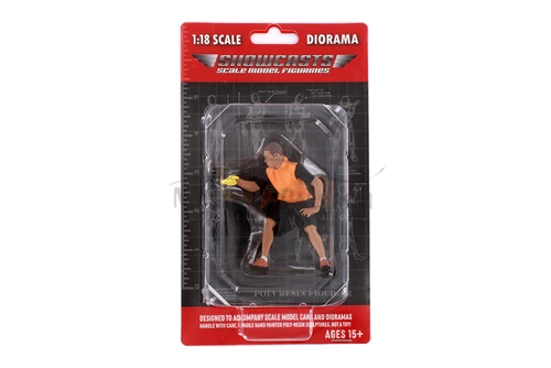 Detail Masters Figure 5 - Polish & Shine, Black /Orange - Showcasts AD-18605 - 1/18 Scale Diorama Figurine