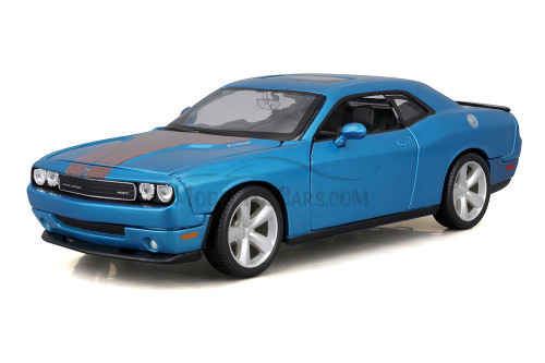 2008 Dodge Challenger SRT 8, Blue - Showcasts 38280BU - 1/24 Scale Diecast Model Toy Car