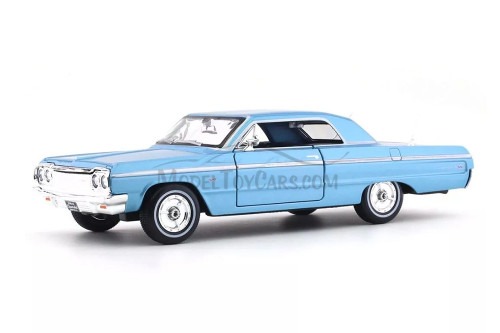 1964 Chevy Impala SS Hardtop, Blue - Showcasts 38908BU - 1/24 Scale Diecast Model Toy Car
