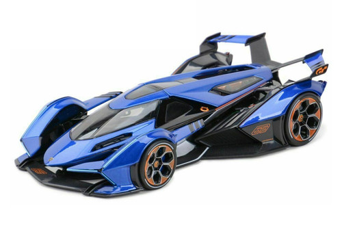 Lamborghini V12 Vision Gran Turismo, Blue - Maisto 31454BU - 1/18 Scale Diecast Model Toy Car