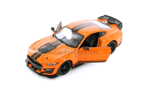 2020 Ford Mustang Shelby GT500 Hardtop, Orange - Showcasts 37532 - 1/24 Scale Diecast Model Toy Car