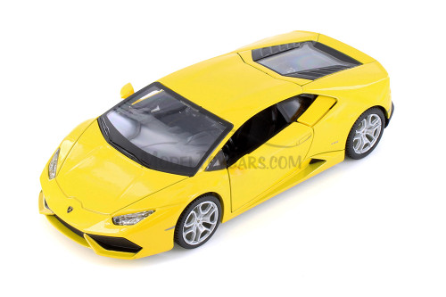 Lamborghini Huracan Coupe, Yellow - Showcasts 37509 - 1/24 Scale Diecast Model Toy Car (1 Car, No Box)