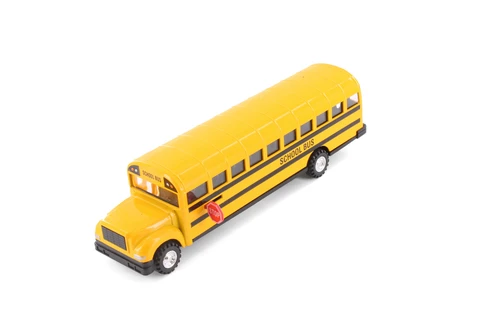 Super School Bus, Yellow - ModelToyCars 9948/4D - 8.5" Scale Diecast Model Toy Car