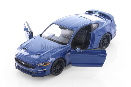 2018 Ford Mustang GT Hardtop, Blue - Showcasts 71352BU - 1/24 Scale Diecast Model Toy Car