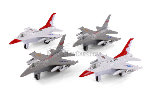 Box of 6 X Planes Airforce Assortment - Showcasts 51296 - 6" Scale Diecast Model Toy Planes