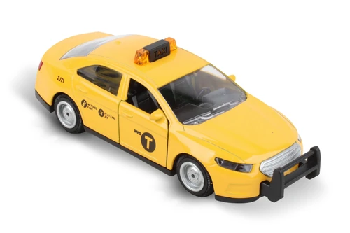 NYC Taxi Pullback, Yellow - Daron NY56421 - 1/37 Scale Diecast Model Toy Car