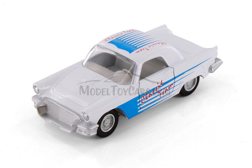 Shaking Sedan, White - Showcasts 521/3D - 5" Scale Diecast Model Toy Car