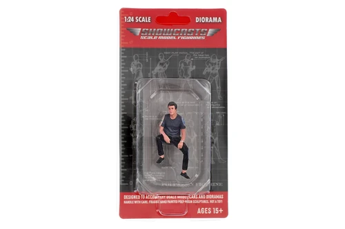 Gentlemen's Club Figure 5, Gray/Black - Showcasts AD-24805 - 1/24 Scale Resin Diorama Figurine