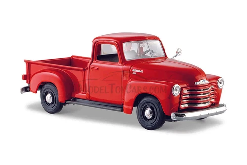 1950 Chevy 3100 Pickup Truck, Orange - Showcasts 38952OR - 1/25 Scale Diecast Model Toy Car