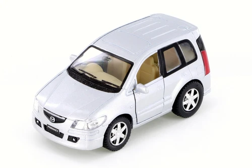 Mazda Premacy, Silver - Kinsmart 4016D - 4" Scale Diecast Model Toy Car