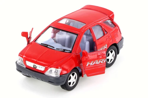Toyota Harrier, Red - Kinsmart 4008D - 4" Scale Diecast Model Toy Car