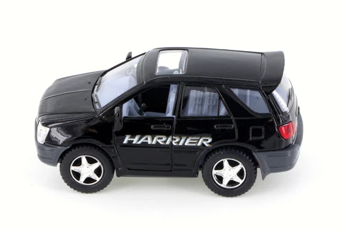 Toyota Harrier, Black - Kinsmart 4008D - 4" Scale Diecast Model Toy Car