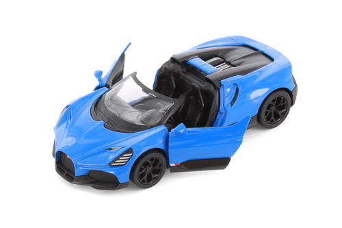 Bugatti Mistral, Blue - Kinsmart 5460D - 1/36 Scale Diecast Model Toy Car