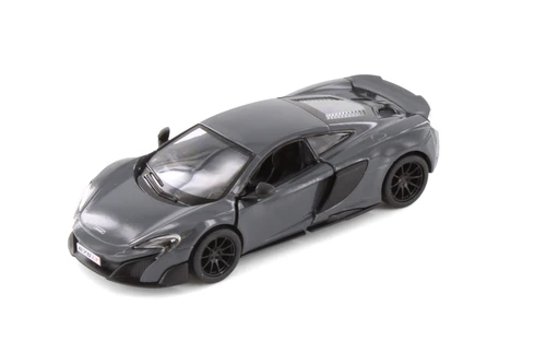 McLaren 675LT Hart Top, Gray - Kinsmart 5392DF/2 - 1/36 Scale Diecast Model Toy Car