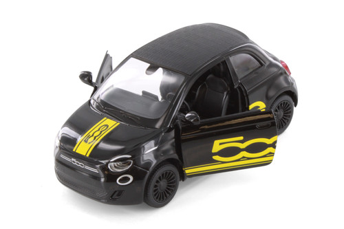 Fiat 500e Livery Edition, Blue - Kinsmart 5440DF - 1/28 Scale