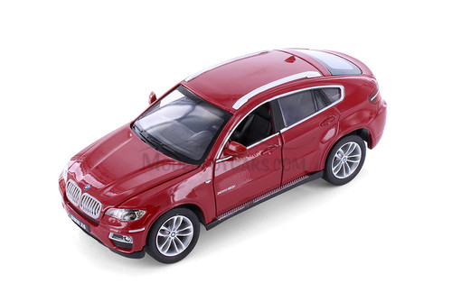 BMW X6, Red - Showcasts 68250D - 1/26 scale Diecast Model Toy Car