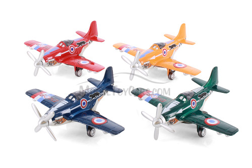 Box of 12 Air Chief Plane Assortment - Showcasts 502D - 4.75" Scale Diecast Model Toy Planes