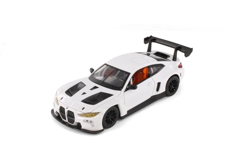 BMW M4 GT3, White - Showcasts 68277D - 1/24 Scale Diecast Model Toy Car (1 Car, No Box)