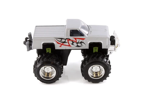 Mighty Monster Truck, White - Showcasts 76559D - 5" Scale Diecast Model Toy Car