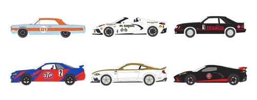 Running on Empty Series 15, Box of 6 Car Assortment - Greenlight 41150/48 - 1/64 Scale Diecast Model Toy Cars