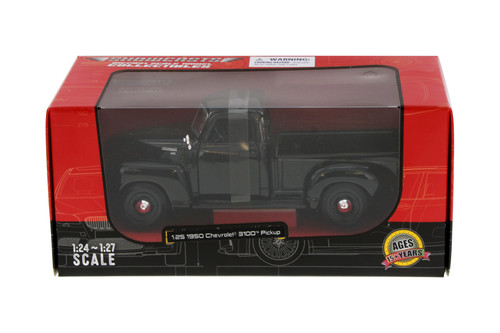 1950 Chevy 3100 Pickup Truck, Black - Showcasts 38952BK - 1/25 Scale Diecast Model Toy Car