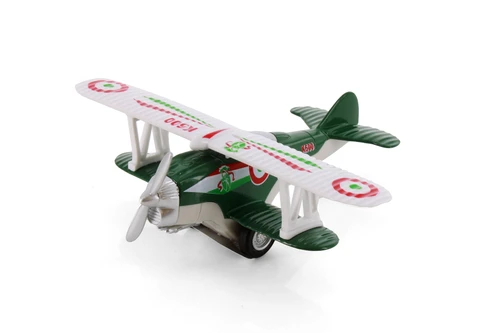 Show Flight Biplanes, Green - Showcasts 500D - 5.25" Scale Diecast Model Toy Plane