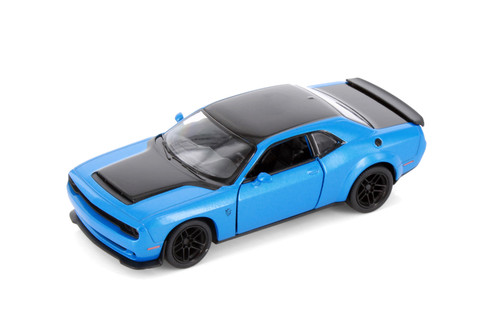 2023 Dodge Challenger SRT Demon 170, Blue - Kinsmart 5461D - 1/40 Scale Diecast Model Toy Car