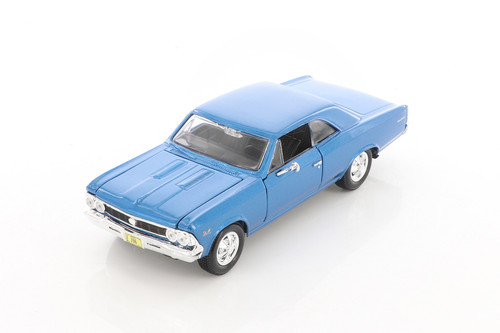 1966 Chevy Chevelle SS 396 Hardtop, Blue - Showcasts 38960BU - 1