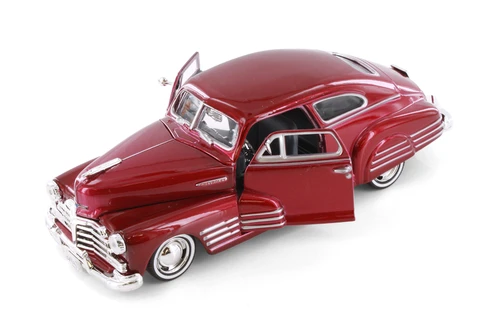 1948 Chevy Aerosedan Fleetline Hard Top, Red - Showcasts 77266D - 1/24 Scale Diecast Model Toy Car