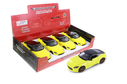 2024 Nissan Z, Yellow Sports Car - Showcasts 37904/28 - 1/24 Scale Diecast Model Toy Car