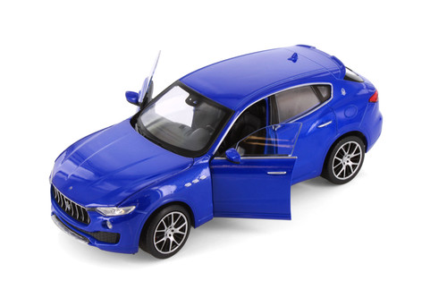 Maserati Levante, Blue Luxury Car - Welly 24078/4D - 1/24 Scale