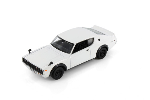 1973 Nissan Skyline 2000GT-R, White - Showcasts 37528 - 1/24 Scale