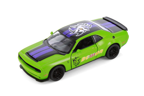 2023 Dodge Challenger SRT Demon 170 Livery Edition, Set of 4 - Kinsmart 5461DF - 1/40 Scale Diecast Model Cars
