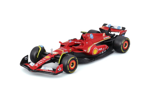 2024 Ferrari SF-24 w/Driver, #55 Carlos Sainz - Bburago 18-36843