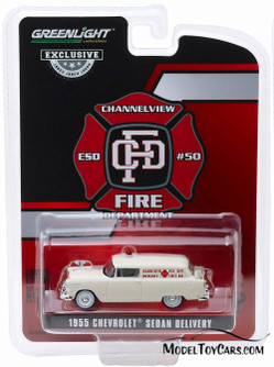 1955 Chevy Sedan Delivery, , Texas Fire Department  -  30071/48 - 1/64 scale Diecast Model Toy Car