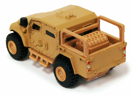 International MXT-MV Husky Military Truck - Gas Transport, Desert Tan - Showcasts 2167D - 4.5 Inch Scale Diecast Model Replica (Brand New, but NOT IN BOX)