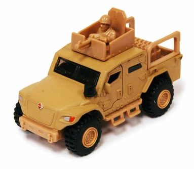 International MXT-MV Husky Military Truck - Turret Gunner, Desert Tan - Showcasts 2167D - 4.5 Inch Scale Diecast Model Replica (Brand New, but NOT IN BOX)