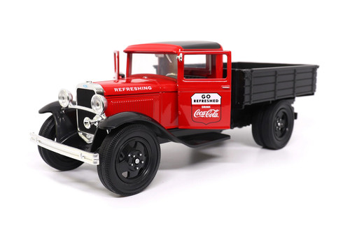 Coca-Cola 1931 Ford Pickup Model AA, Red - Motor City Classics 424022 - 1/24 Scale Diecast Model Toy Car