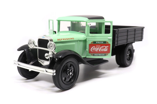 Coca-Cola 1931 Ford Pickup Model AA, Green - Motor City Classics 424024 - 1/24 Scale Diecast Model Toy Car
