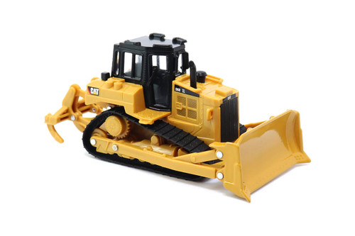 Caterpillar D6R Track-Type Tractor, Yellow/Black - Diecast Masters 84645CS - 1/64 Scale Diecast Model Toy Car