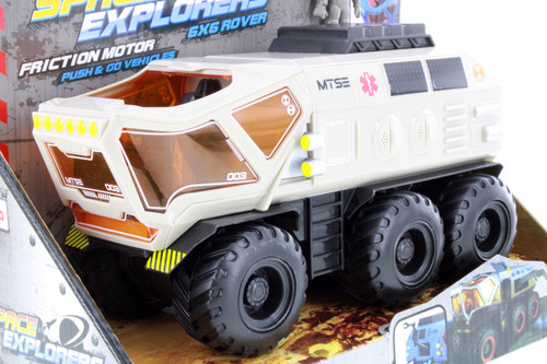 Space Explorer 6x6 Rover w/Spaceman Figurine, Beige - Maisto 21252 - 9" Scale Diecast Model Toy Car