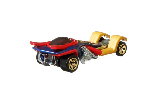 Ms. Marvel, The Marvels, Blue/Red/Gold - Mattel Hot Wheels HHB74956G - 3" Scale Diecast Model Toy Car
