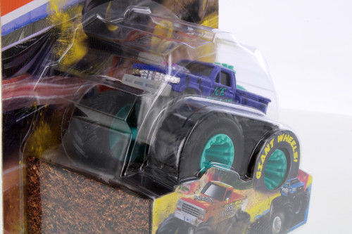 Dirt Monster - Ice Beast Monster Truck, Purple - Maisto 15481 - 1/64 Scale Diecast Model Toy Car