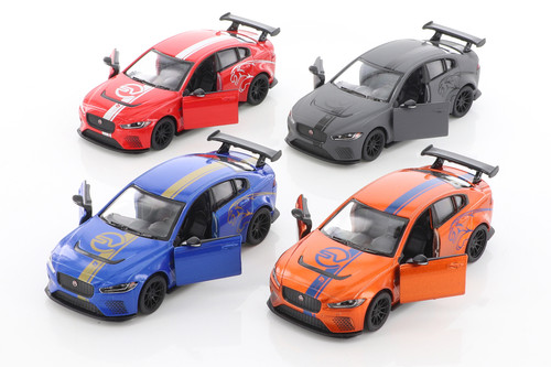 Jaguar XE SV Project 8 Hardtop, Orange - Kinsmart 5416D - 1/38