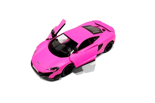 McLaren 675LT Hardtop, Pink - Kinsmart 5392DPK - 1/36 Scale Diecast Model Toy Car