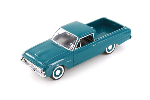 1960 Ford Ranchero, Turquoise - Showcasts 77321TQ - 1/24 Scale Diecast Model Toy Car